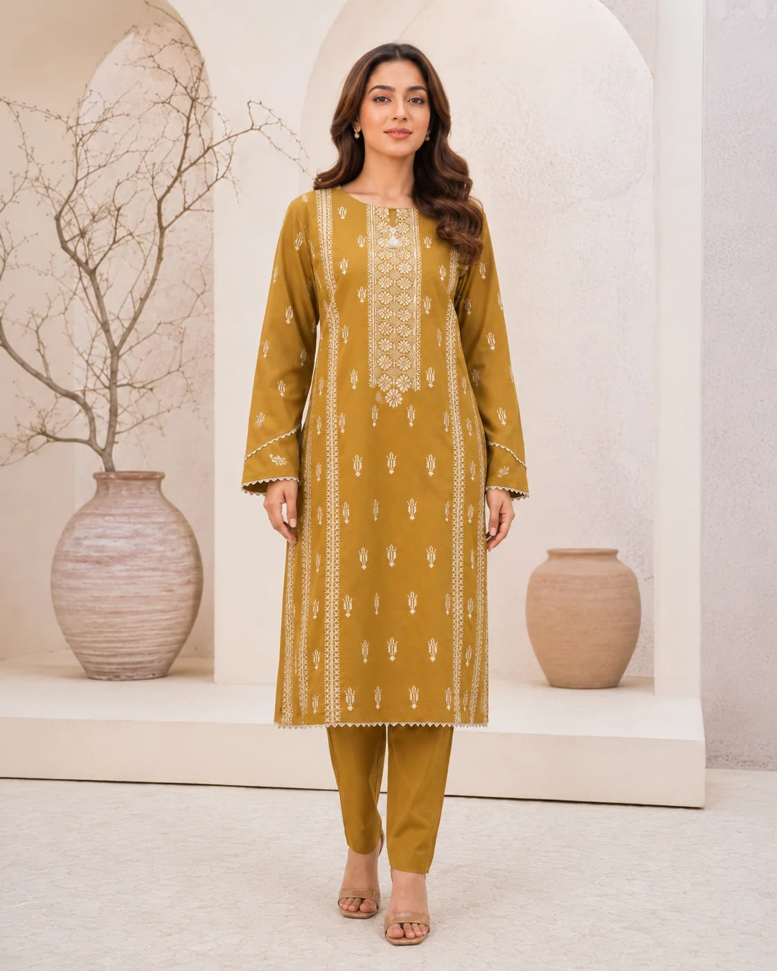Dainty Botanical Casual Pret Set