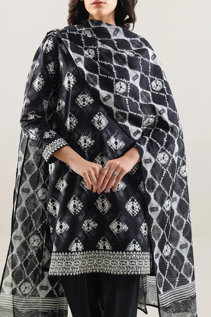 Designer Printed Lawn - Teal Dusk (3-Piece)