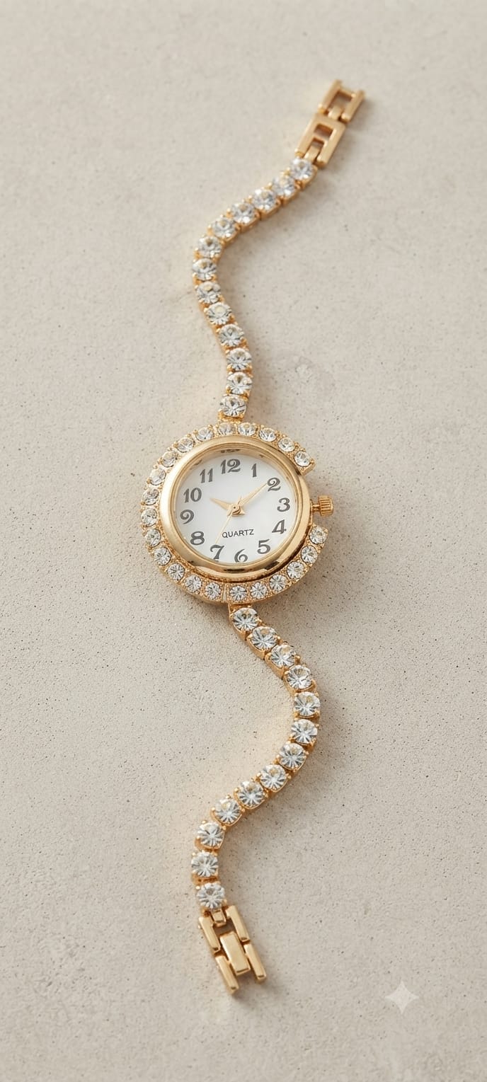Safiya Premium Stainless Steel Bracelet Watch