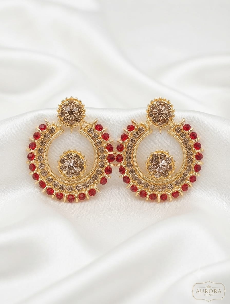 Elegant Glow | Designer Earrings
