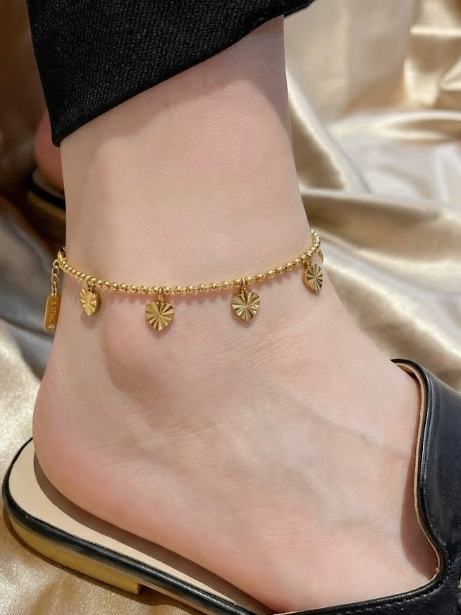 Classic Minimalist Silver Chain Anklet