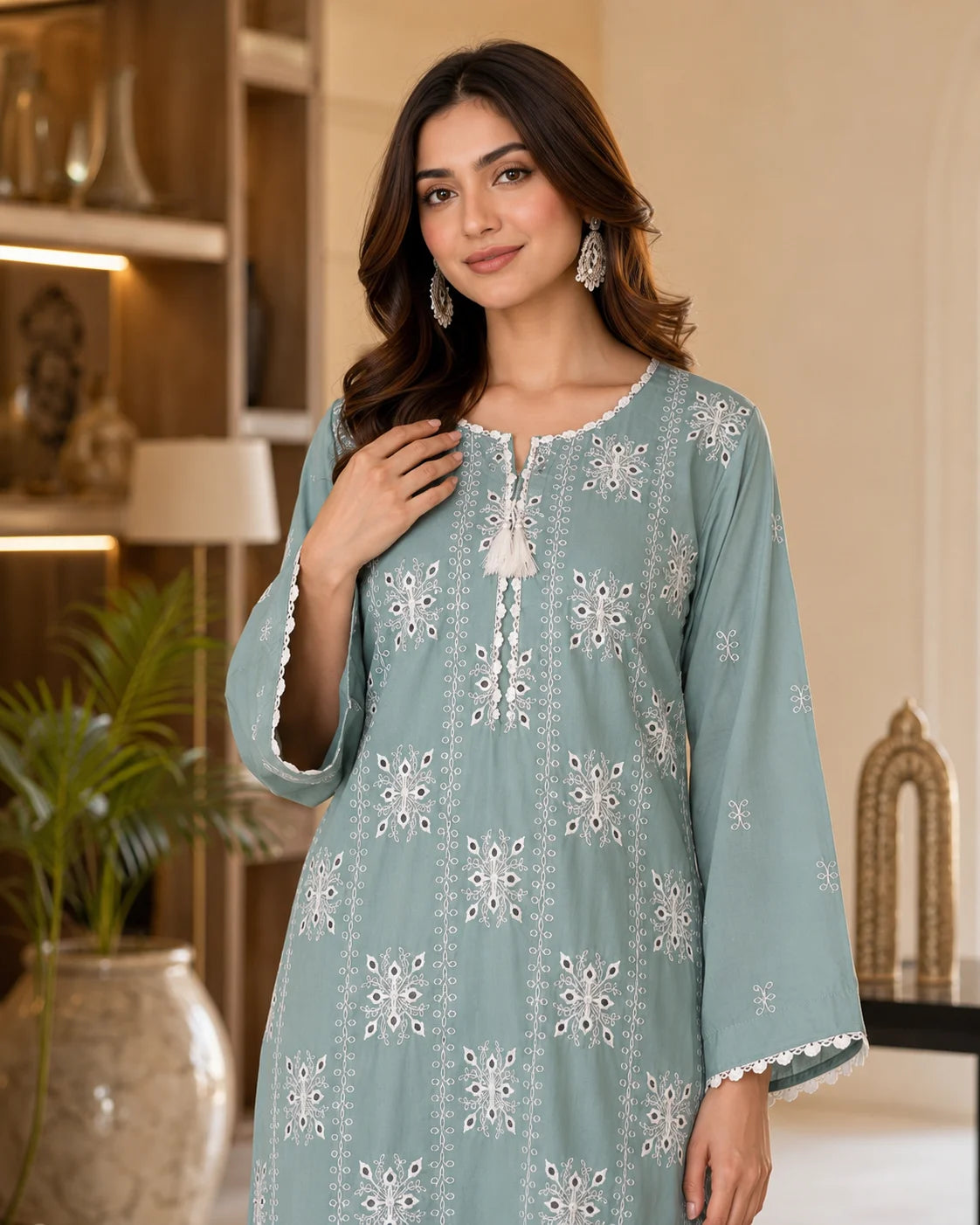 Boho-Chic Intricate Print 2-Piece