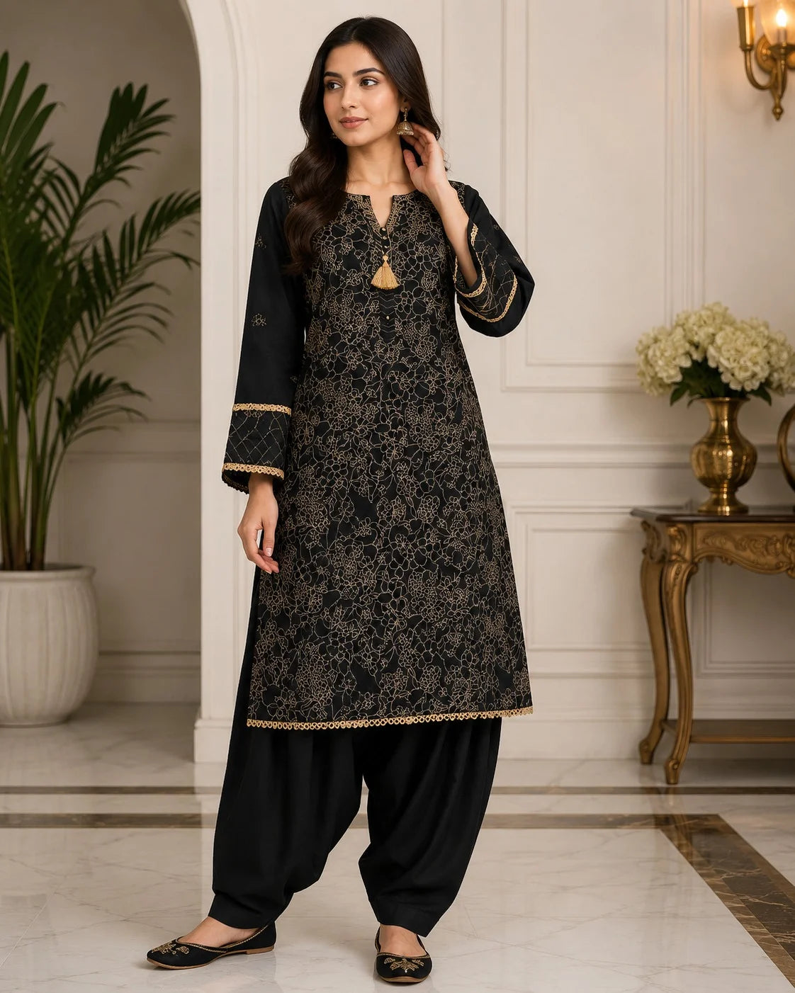 Delicate Luxury Traditional 2-Piece