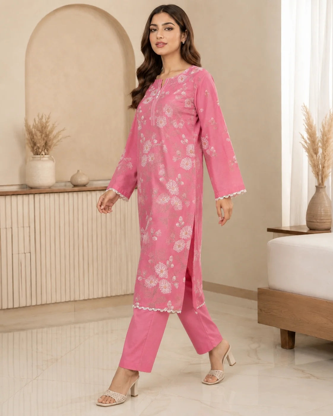 Vibrant Ethnic Silhouette 2-Piece Set