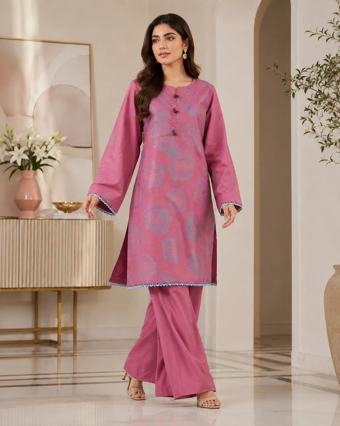 Luxury Paisley Printed Twin Set