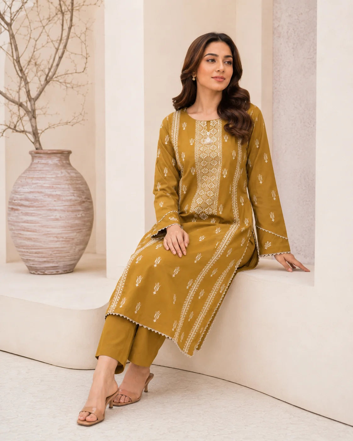 Dainty Botanical Casual Pret Set