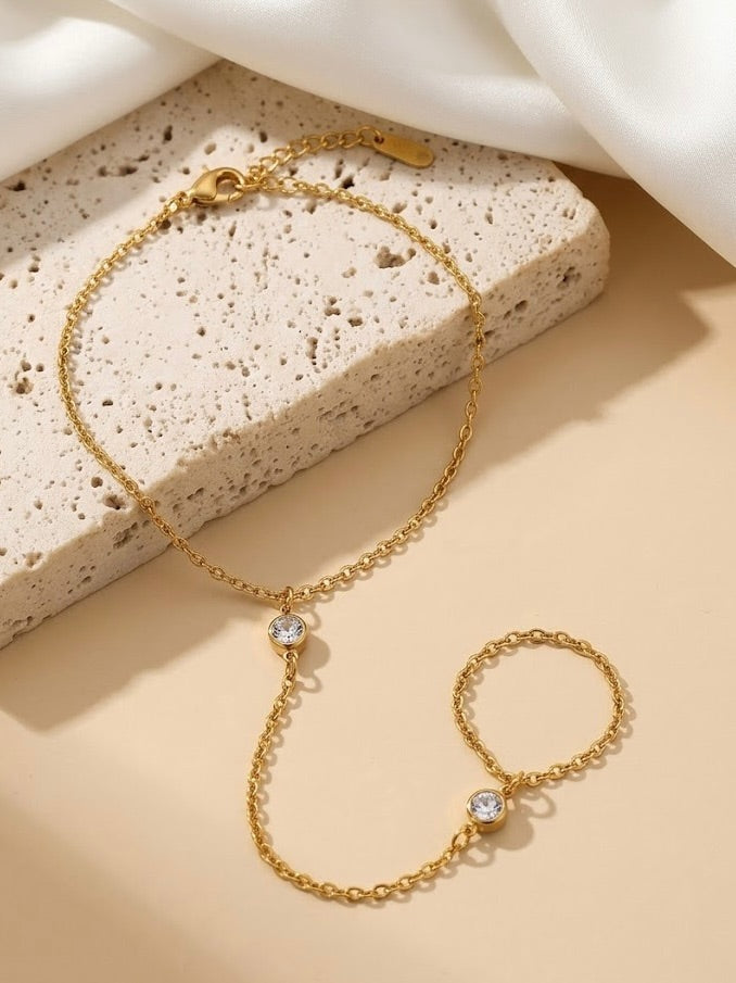 Luxury 18K Gold Plated Anja Band