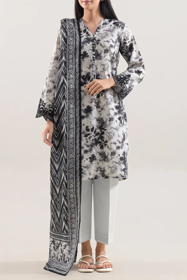 Premium Lawn - Ivory Elegance (3-Piece)