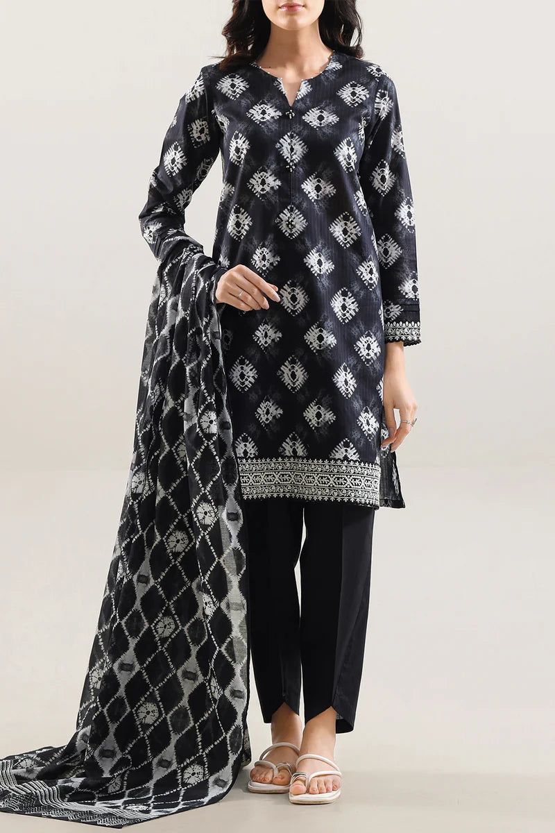 Designer Printed Lawn - Teal Dusk (3-Piece)