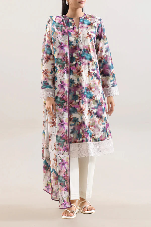 Luxury Lawn - Crimson Whisper (3-Piece)