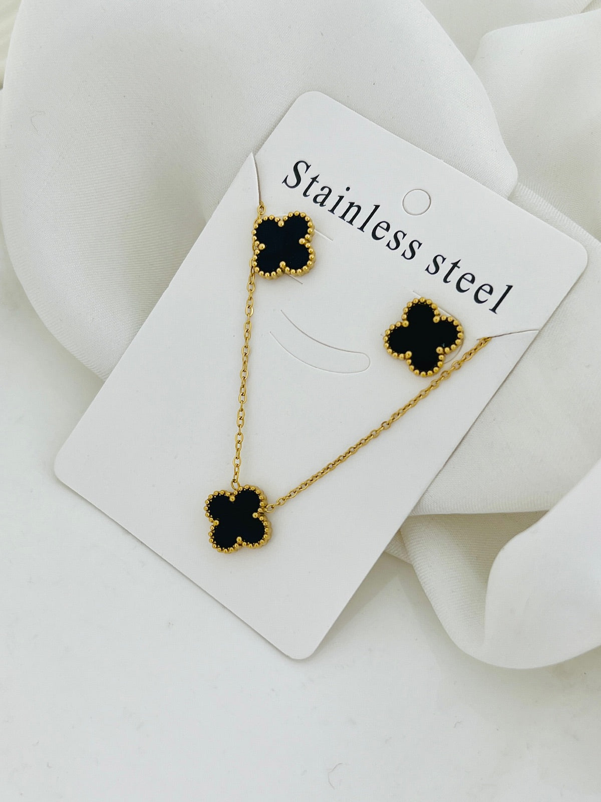 Serenade Micro-Pave Crystal Accent Clover