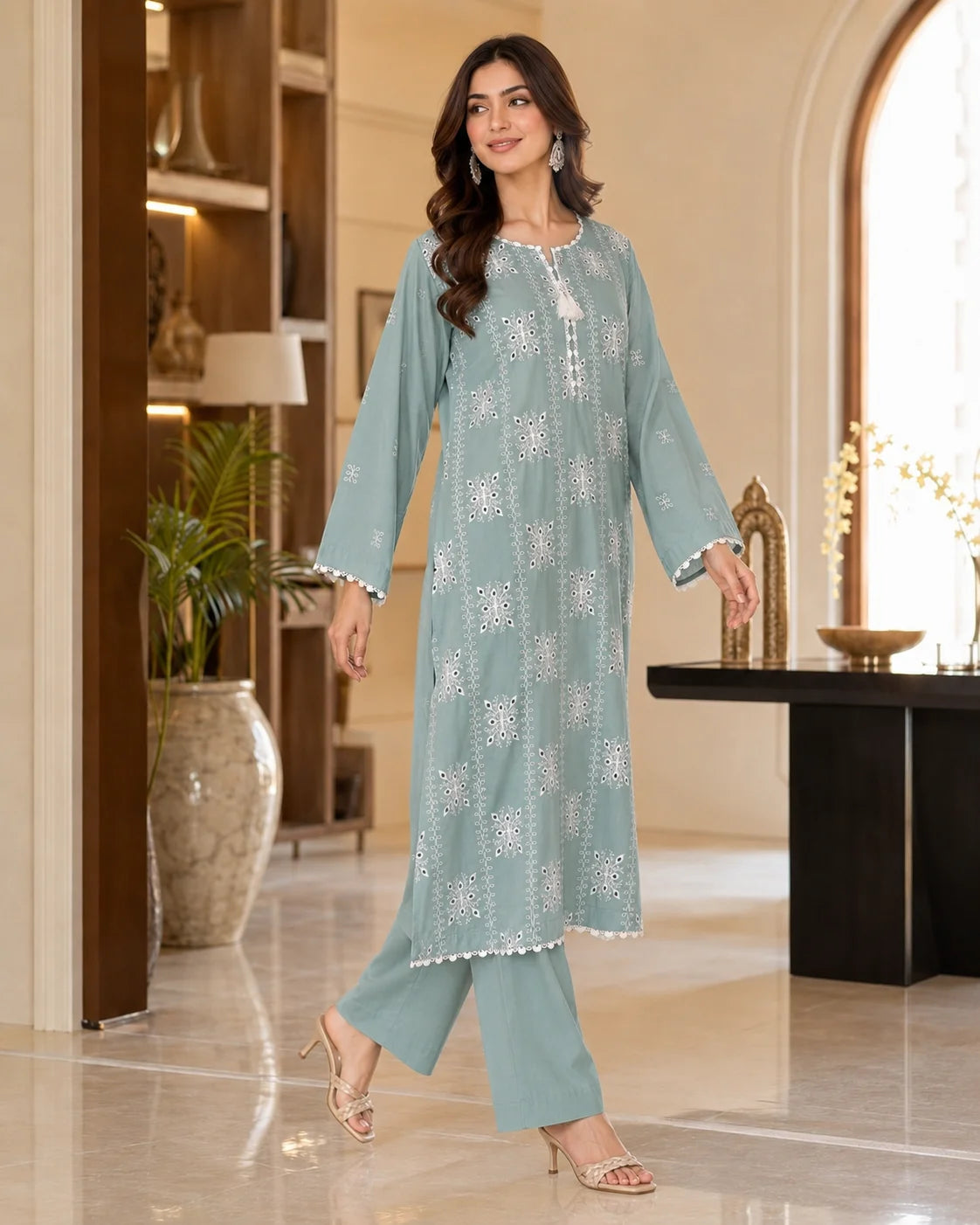 Boho-Chic Intricate Print 2-Piece