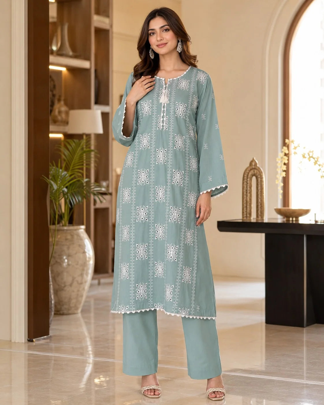 Boho-Chic Intricate Print 2-Piece