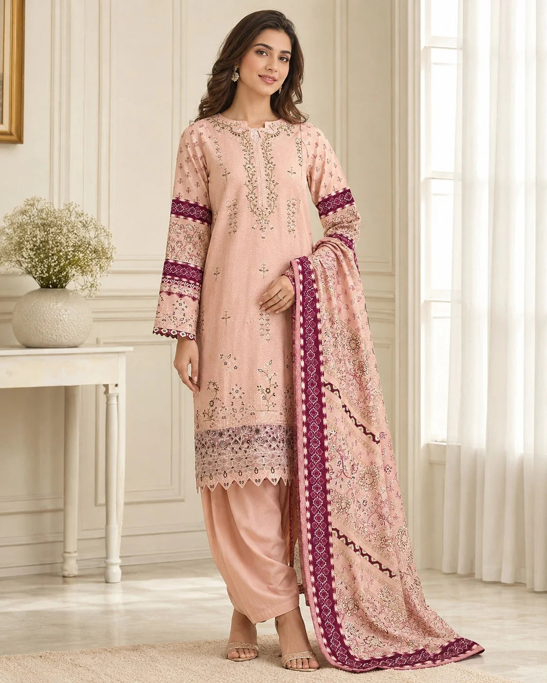 Regal Traditional Embroidered Set