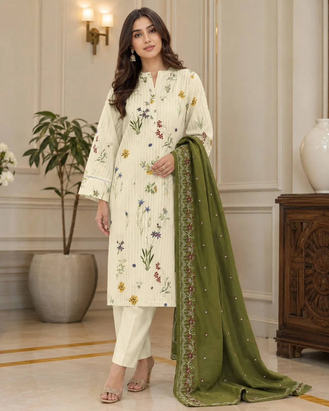 Vibrant Luxury Royal Heritage Suit
